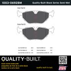 MPA Electrical 1003-0692BM Disc Brake Pad Set - Rear - view 5
