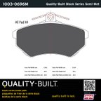 MPA Electrical 1003-0696M Disc Brake Pad Set - Front - view 5