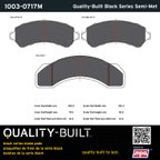 MPA Electrical 1003-0717M Disc Brake Pad Set - Front or Rear - view 5