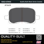MPA Electrical 1003-0741C Disc Brake Pad Set - Front - view 5