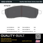 MPA Electrical 1003-0757M Disc Brake Pad Set - Rear - view 5