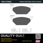 MPA Electrical 1003-0768C Disc Brake Pad Set - Front - view 5