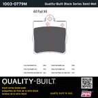 MPA Electrical 1003-0779M Disc Brake Pad Set - Rear - view 5