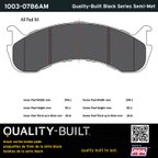 MPA Electrical 1003-0786AM Disc Brake Pad Set - Front or Rear - view 5