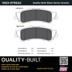 MPA Electrical 1003-0792AC Disc Brake Pad Set - Rear - view 5