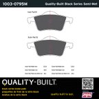MPA Electrical 1003-0795M Disc Brake Pad Set - Rear - view 5