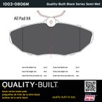 MPA Electrical 1003-0806M Disc Brake Pad Set - Rear - view 5