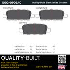 MPA Electrical 1003-0905AC Disc Brake Pad Set - Rear - view 5