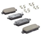 MPA Electrical 1003-0905C Disc Brake Pad Set - Rear - view 2