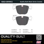 MPA Electrical 1003-0919CC Disc Brake Pad Set - Rear - view 5