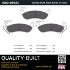 MPA Electrical 1003-0932C Disc Brake Pad Set - Rear - view 5