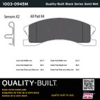 MPA Electrical 1003-0945M Disc Brake Pad Set - Front - view 5