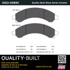 MPA Electrical 1003-0989C Disc Brake Pad Set - Rear - view 5