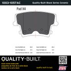 MPA Electrical 1003-1057AC Disc Brake Pad Set - Rear - view 5