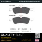 MPA Electrical 1003-1060C Disc Brake Pad Set - Rear - view 5