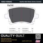 MPA Electrical 1003-1108AC Disc Brake Pad Set - Rear - view 5
