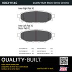 MPA Electrical 1003-1114C Disc Brake Pad Set - Rear - view 5