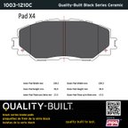 MPA Electrical 1003-1210C Disc Brake Pad Set - Front - view 5