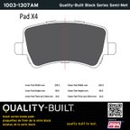 MPA Electrical 1003-1307AM Disc Brake Pad Set - Rear - view 5
