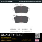 MPA Electrical 1003-1630BM Disc Brake Pad Set - Rear - view 5