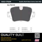 MPA Electrical 1003-1752M Disc Brake Pad Set - Rear - view 5