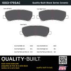 MPA Electrical 1003-1793AC Disc Brake Pad Set - Rear - view 5