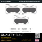 MPA Electrical 1003-1802C Disc Brake Pad Set - Front - view 5