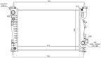 Nissens 60064 Radiator - Front - view 2