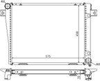 Nissens 60602A Radiator - view 2