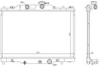 Nissens 606117 Radiator - view 2