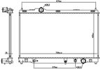 Nissens 606167 Radiator - view 5