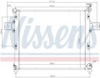Nissens 606254 Radiator - Front or Lower - view 6