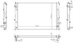 Nissens 606297 Radiator - view 2