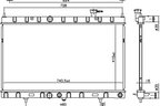 Nissens 606312 Radiator - view 1