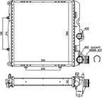 Nissens 606448 Radiator - Left - view 2