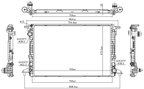 Nissens 606462 Radiator - view 2