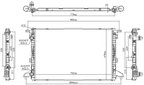 Nissens 606463 Radiator - view 2