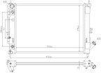 Nissens 606476 Radiator - view 6