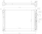 Nissens 606515 Radiator - view 1