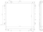 Nissens 606523 Radiator - view 2