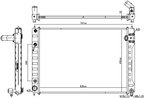 Nissens 606542 Radiator - view 6