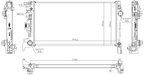 Nissens 606564 Radiator - view 2