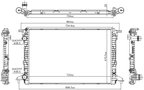 Nissens 606573 Radiator - view 2