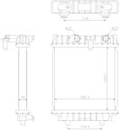 Nissens 606644 Radiator - Front, Left or Right - view 1