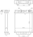 Nissens 606644 Radiator - Front, Left or Right - view 2