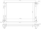 Nissens 606675 Radiator - view 2