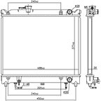 Nissens 606692 Radiator - view 6