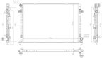 Nissens 606705 Radiator - view 1