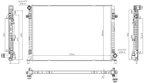 Nissens 606705 Radiator - view 2