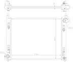 Nissens 606766 Radiator - view 2